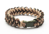 Paracord bracelet with buckle