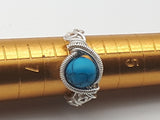 Gemstone wire wrapped ring