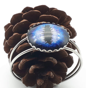 Dragon eye cuff bracelet