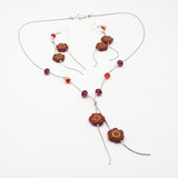 Red wild rose set